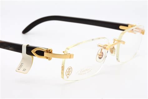 cartier horn glasses|cartier glasses genuine horn.